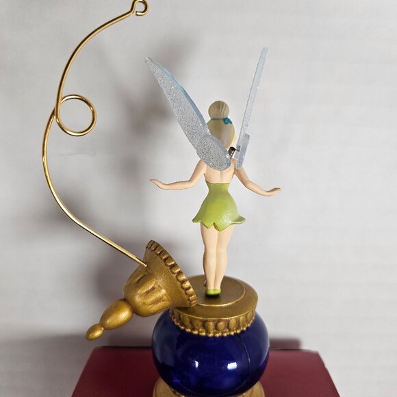 2002 Hallmark Keepsakes Tinker Bell Ornament Wind Up Movement EUC Inbox And Card - Picture 5 of 10